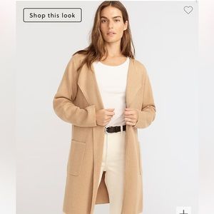 J-Crew Juliette Collarless Sweater-Blazer